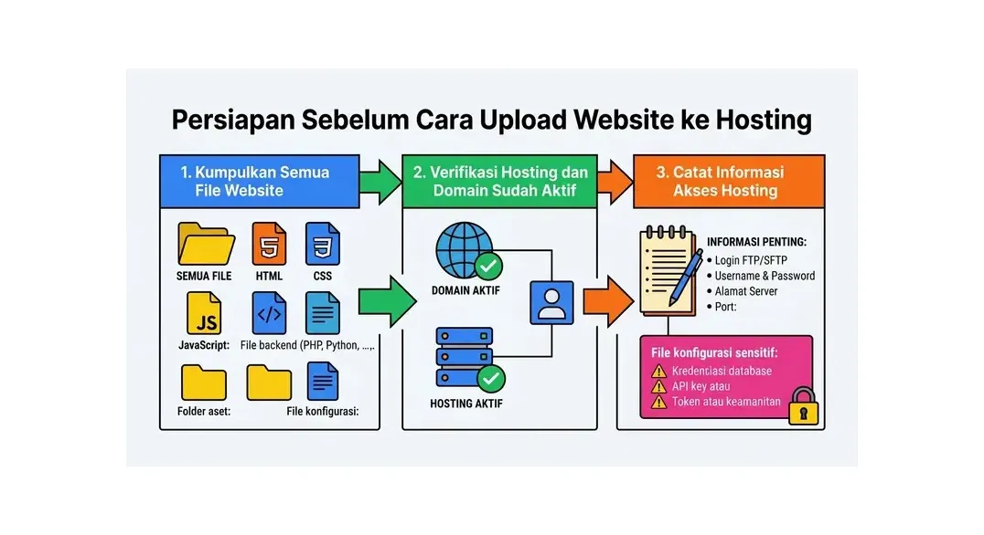 cara upload website ke hosting