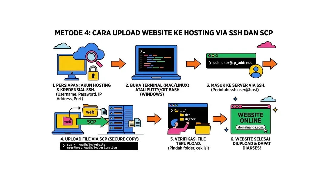 cara upload website ke hosting