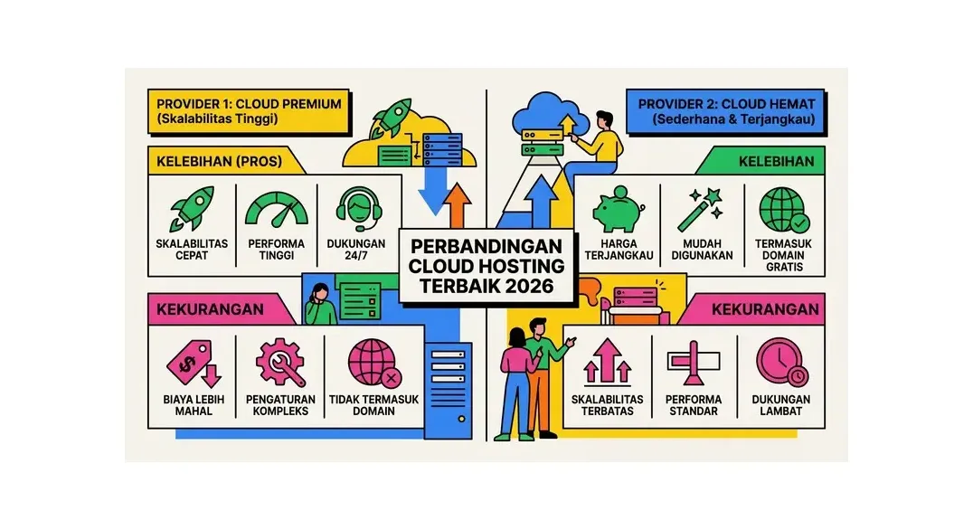 Kriteria cloud hosting terbaik di Indonesia