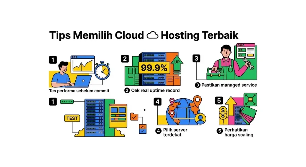 Rekomendasi cloud hosting terbaik untuk berbagai kebutuhan