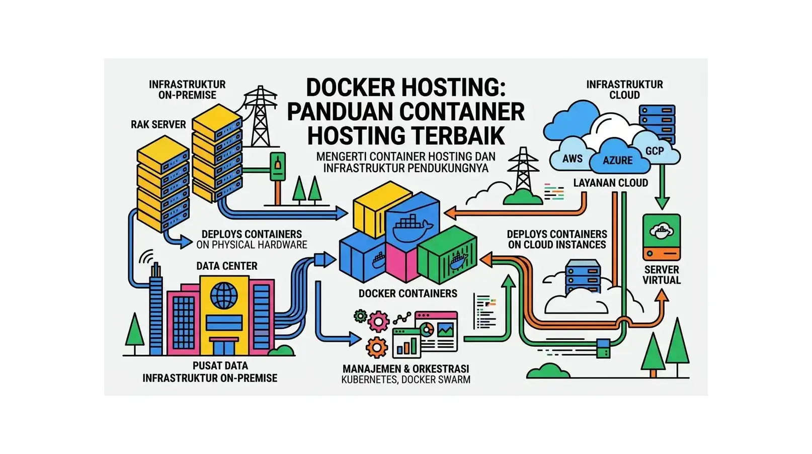 Panduan Docker hosting untuk deployment aplikasi