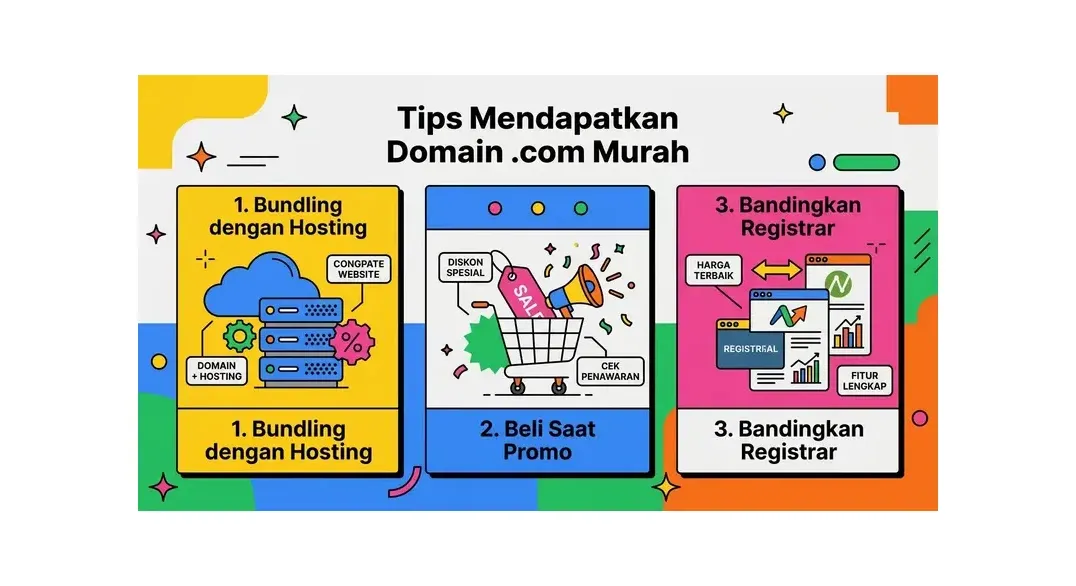 Tips domain .com murah