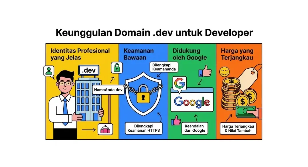 domain .dev untuk developer
