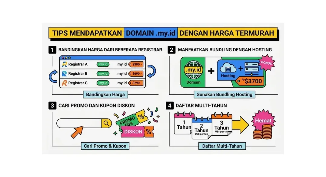 tips beli domain .my.id murah