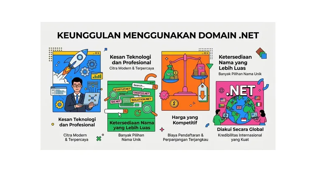 domain .net untuk website