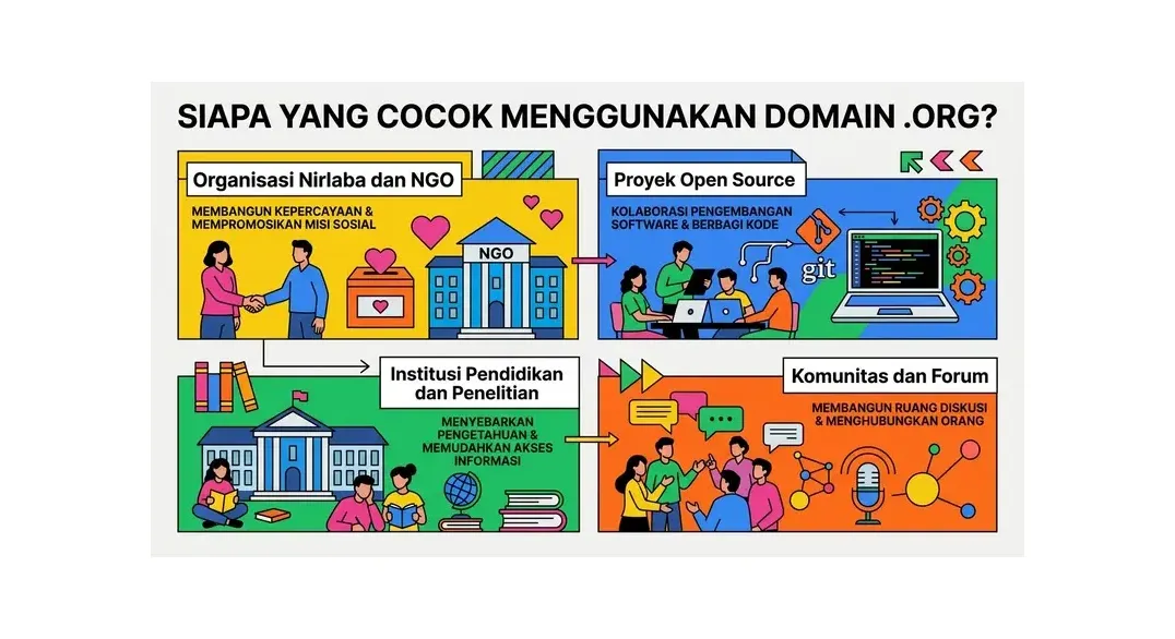 domain .org untuk organisasi