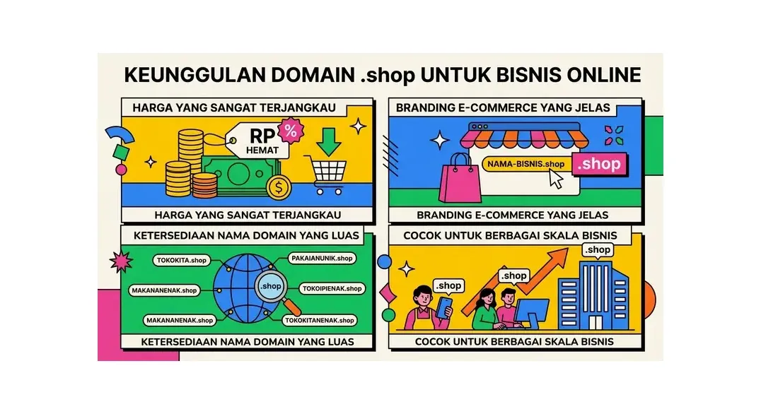 domain .shop untuk bisnis online