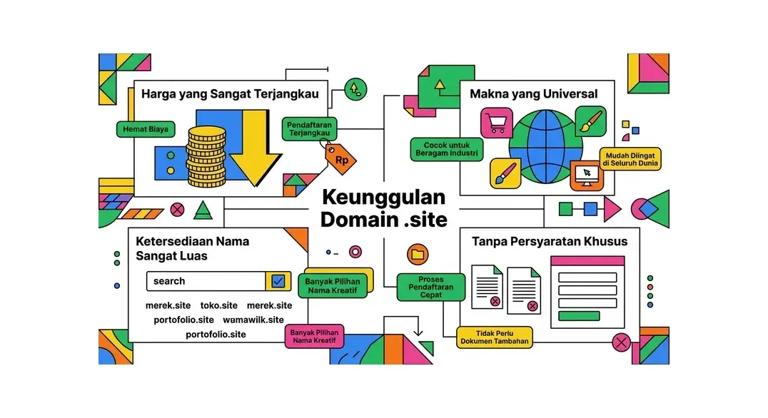 domain .site untuk website