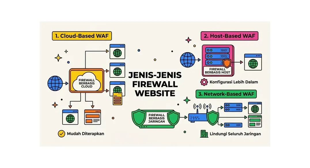 cara kerja firewall website