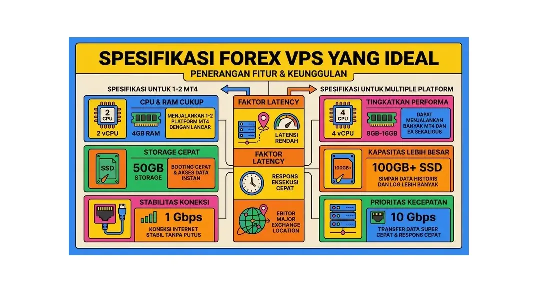 Spesifikasi Forex VPS