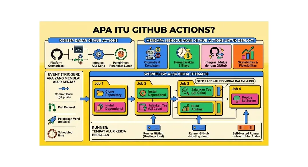 github actions untuk deploy