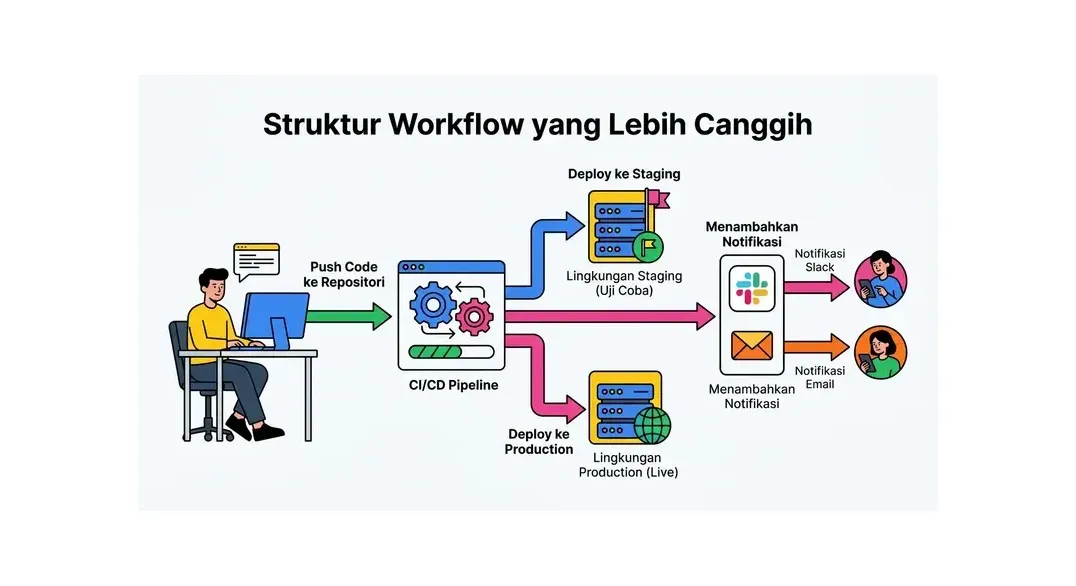 github actions untuk deploy