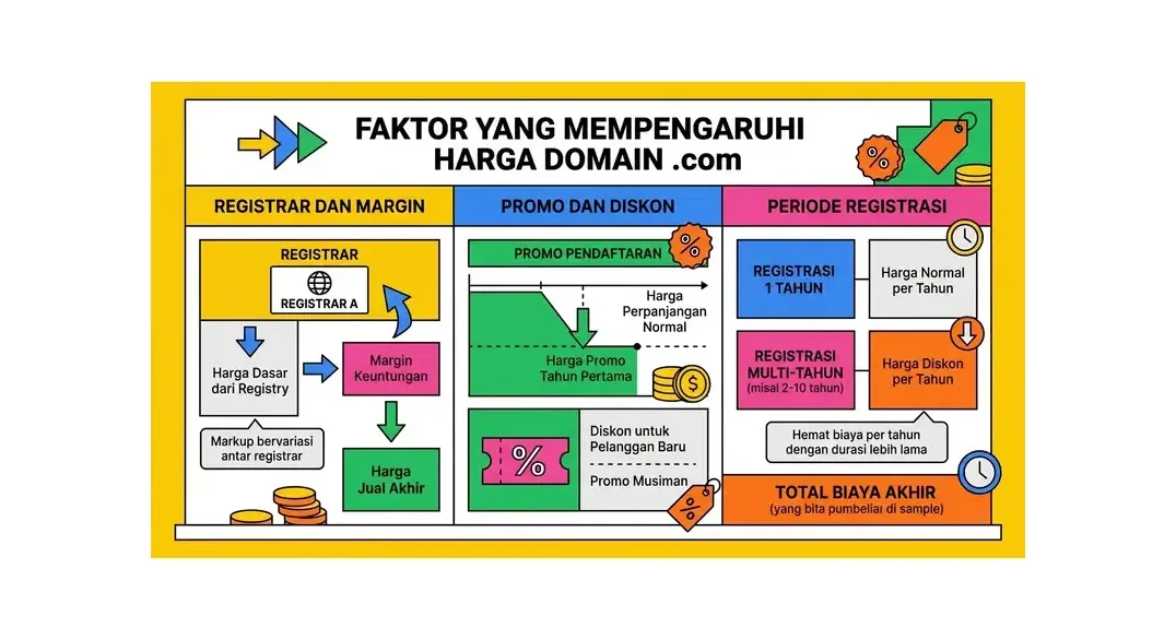 Faktor harga domain .com