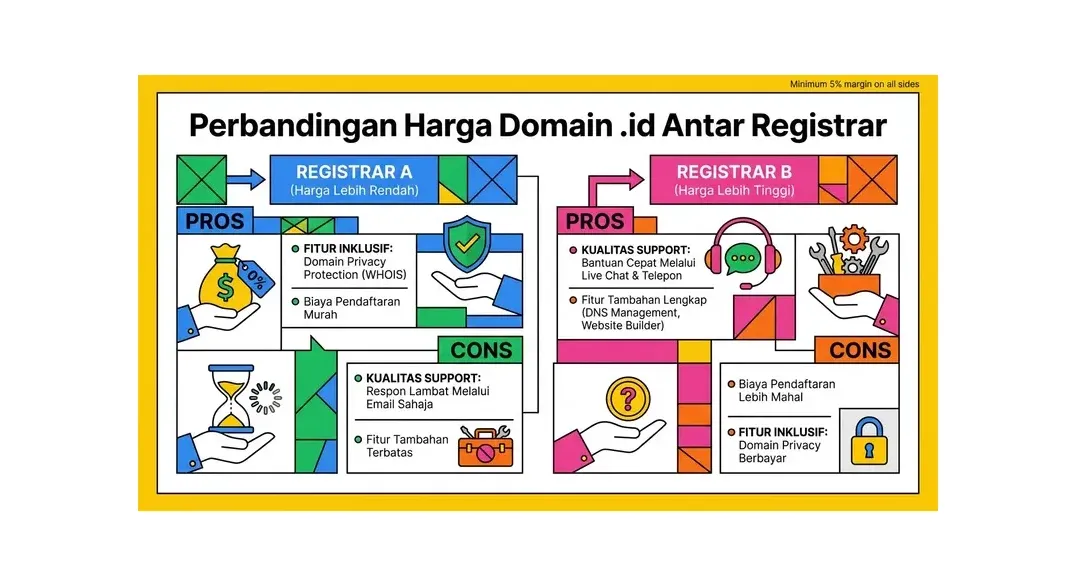 Perbandingan harga domain .id