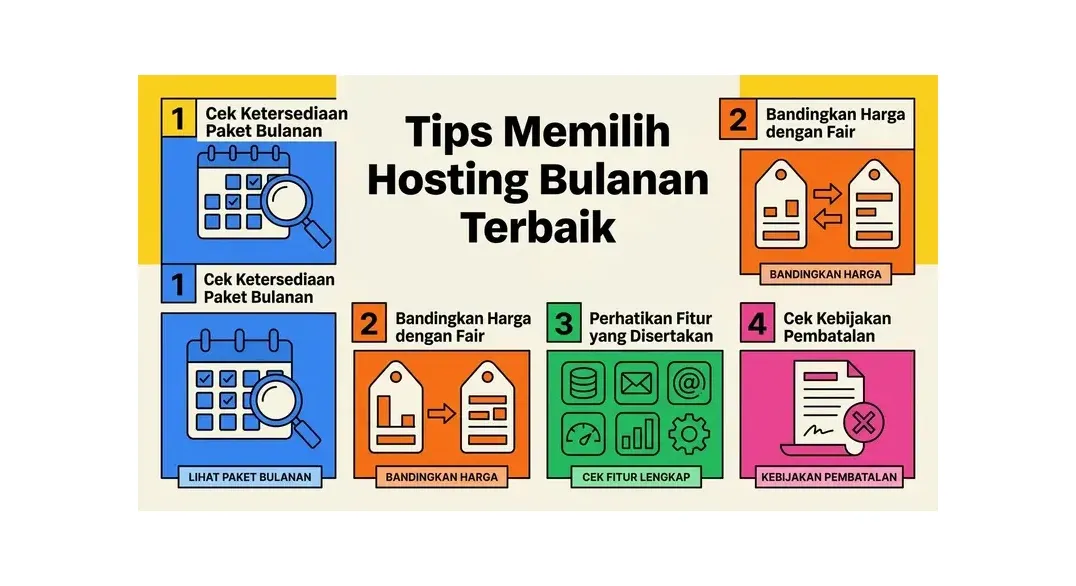 Hosting bulanan untuk berbagai kebutuhan bisnis