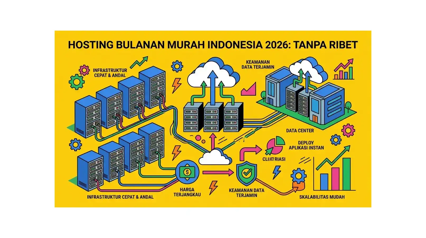 Hosting Bulanan Murah dan Fleksibel di Indonesia
