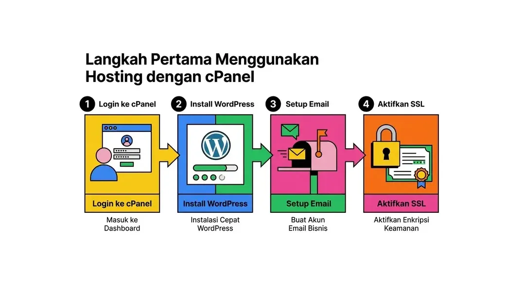 Langkah-langkah awal menggunakan hosting cPanel