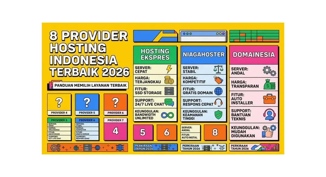 Interior data center Indonesia dengan rak server dan sistem pendingin