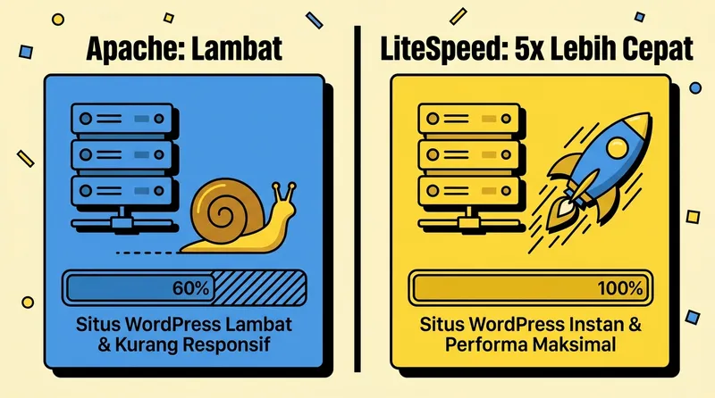 server litespeed untuk wordpress hosting cepat