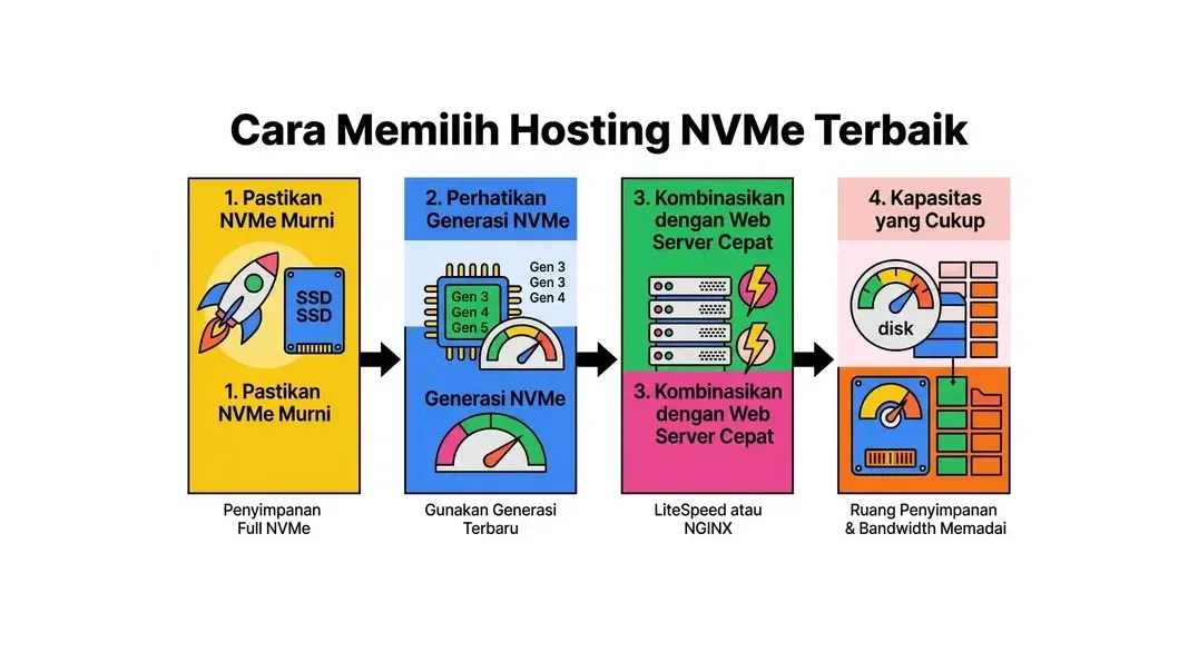 Tips memilih hosting NVMe terbaik