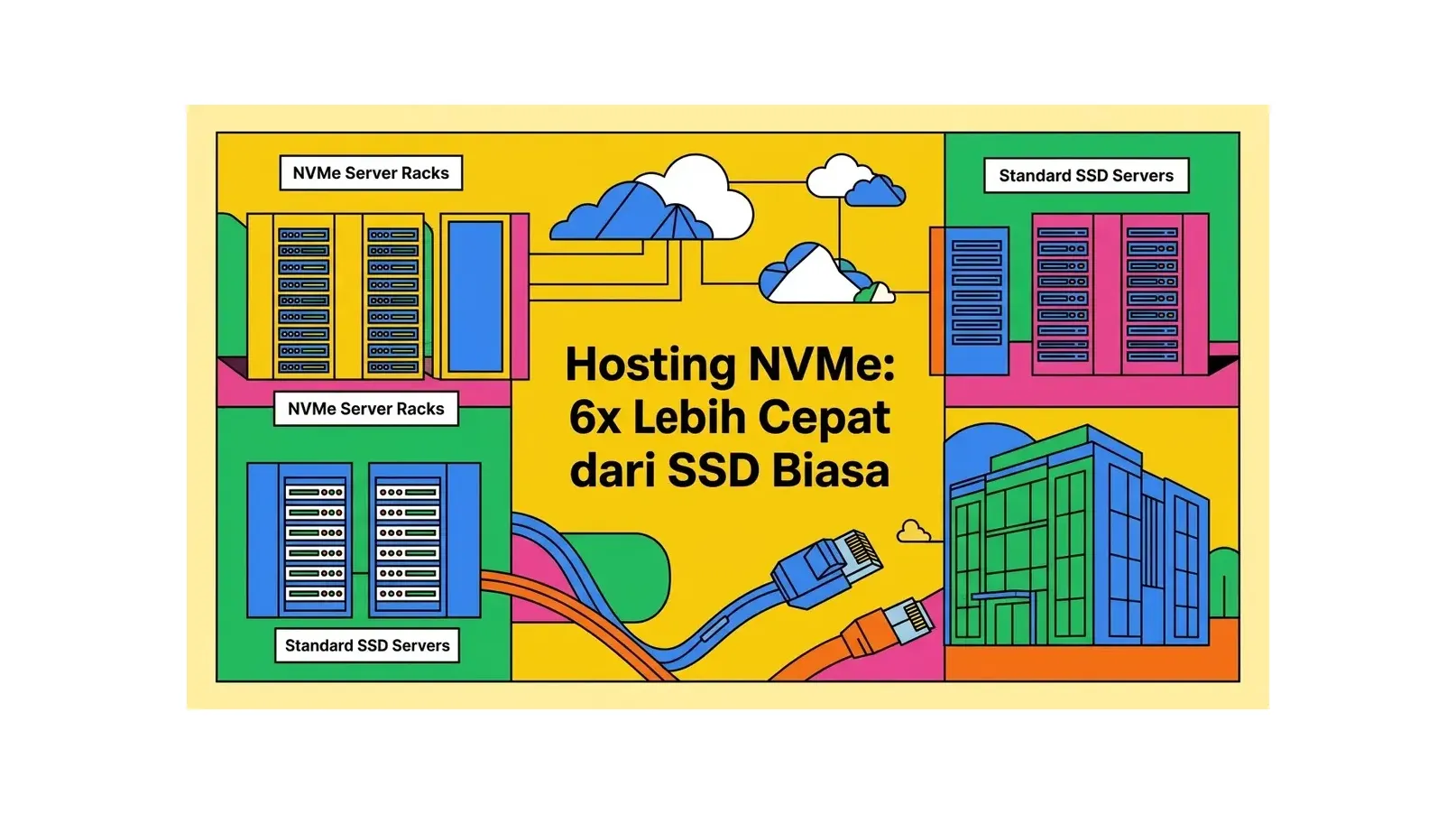Hosting NVMe: 6x Lebih Cepat dari SSD Biasa