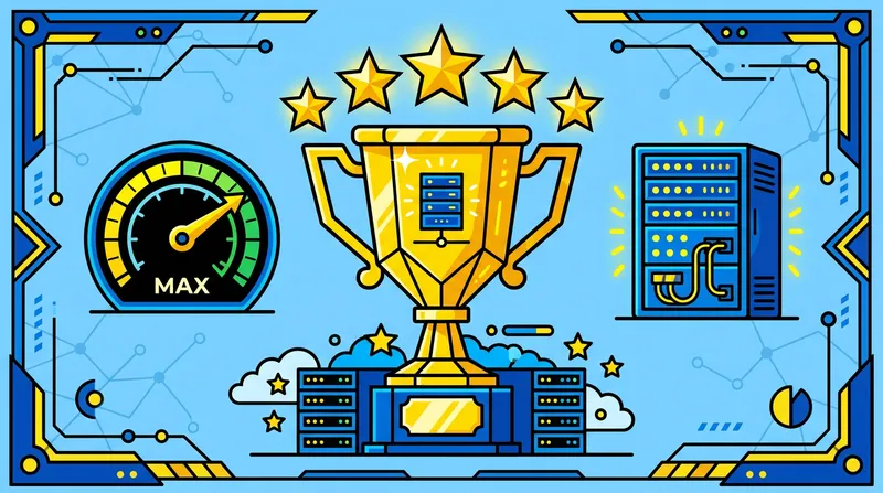 Perbandingan 10 hosting terbaik Indonesia 2026 dengan grafik performa server