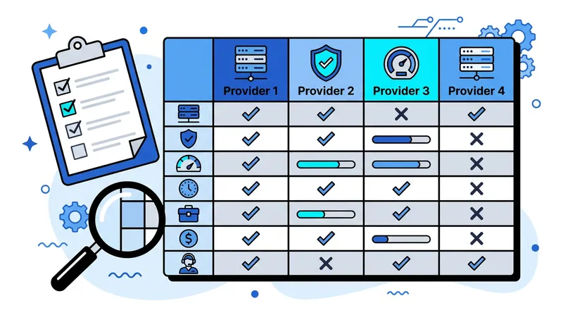 Tabel perbandingan 10 hosting terbaik Indonesia berdasarkan harga dan fitur