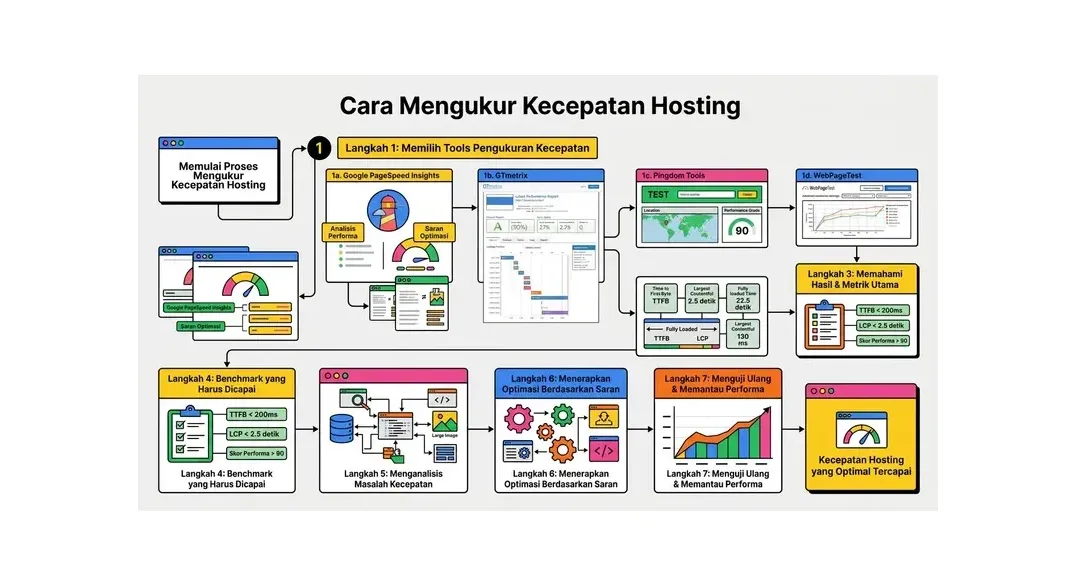 Infrastruktur server modern untuk hosting tercepat