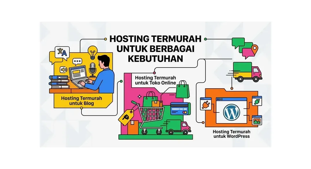 Perbandingan hosting termurah untuk berbagai kebutuhan