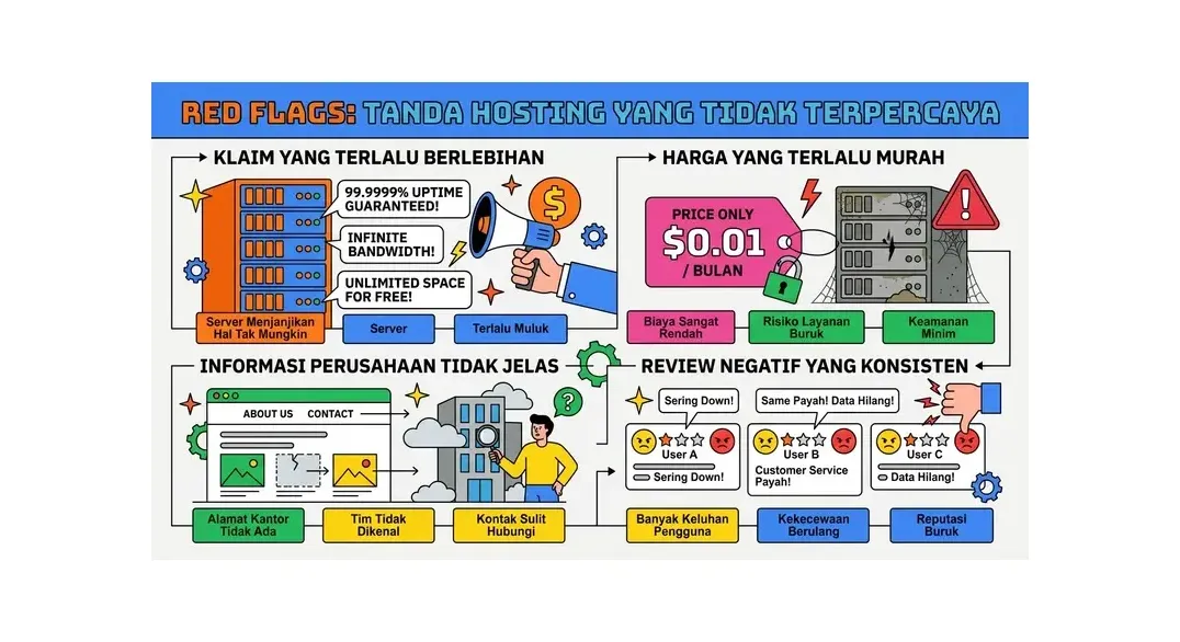 Checklist memilih hosting terpercaya di Indonesia