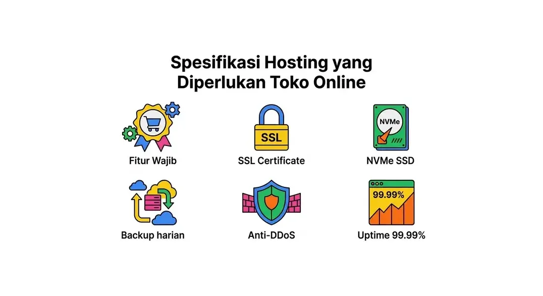 Spesifikasi hosting untuk toko online