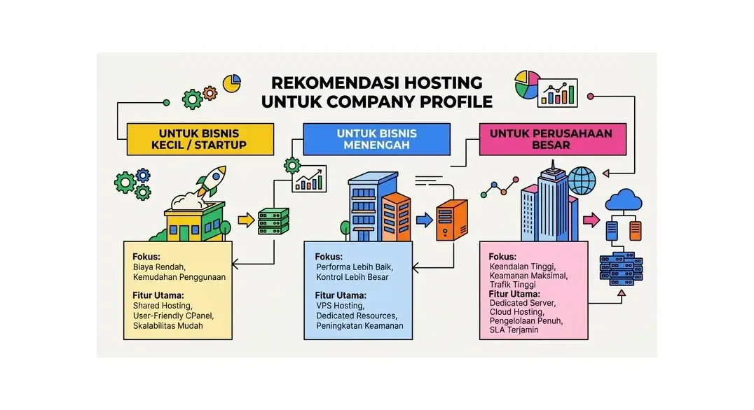 Rekomendasi hosting untuk company profile