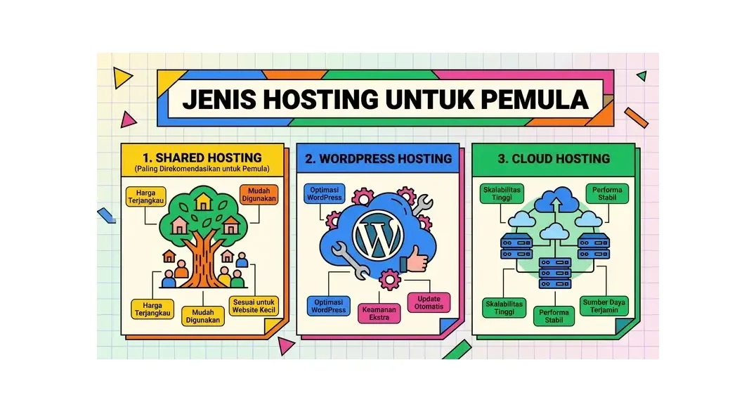 Shared hosting sebagai pilihan terbaik untuk pemula