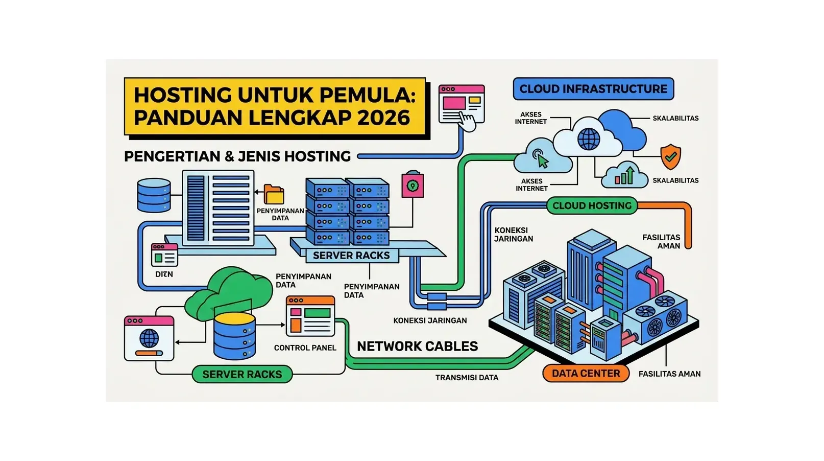 Panduan Hosting untuk Pemula yang Mudah Dipahami
