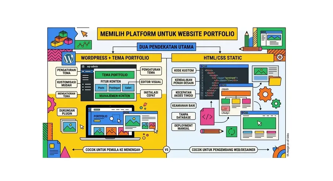 Tips membuat website portfolio profesional