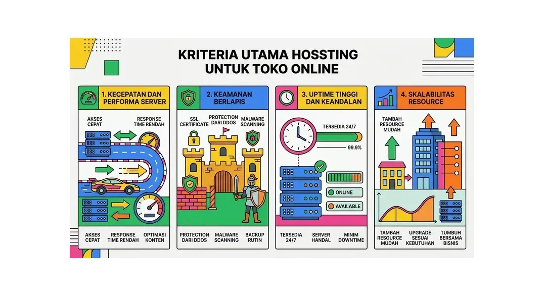 hosting untuk toko online
