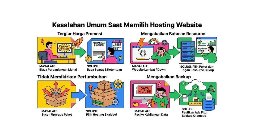 Tips praktis memilih hosting website yang tepat sesuai kebutuhan