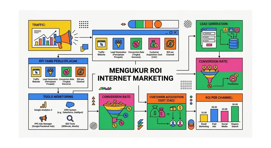 mengukur roi internet marketing