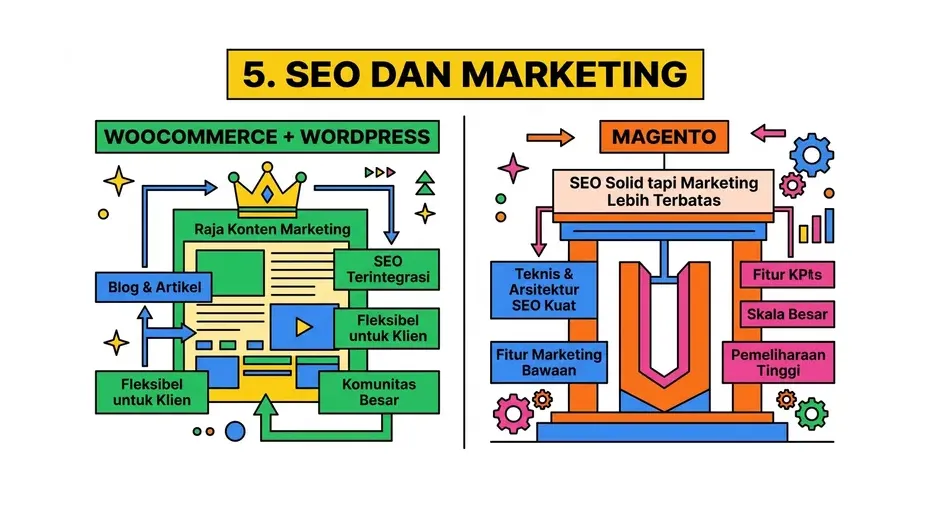 magento vs woocommerce
