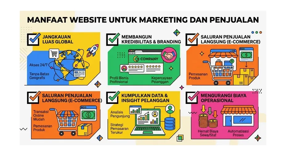 manfaat website untuk kredibilitas