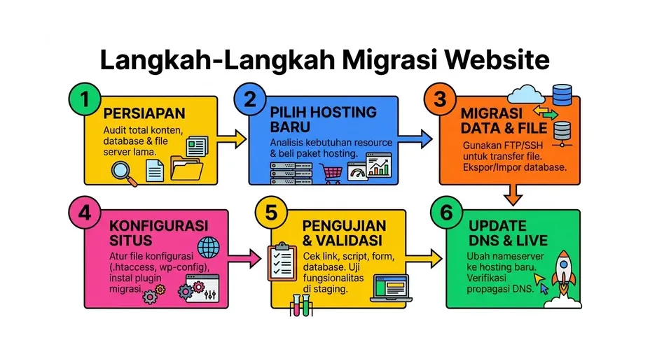 langkah migrasi website