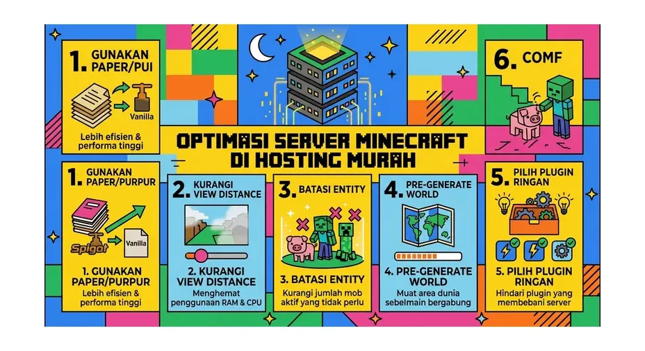 Minecraft hosting murah untuk berbagai kebutuhan