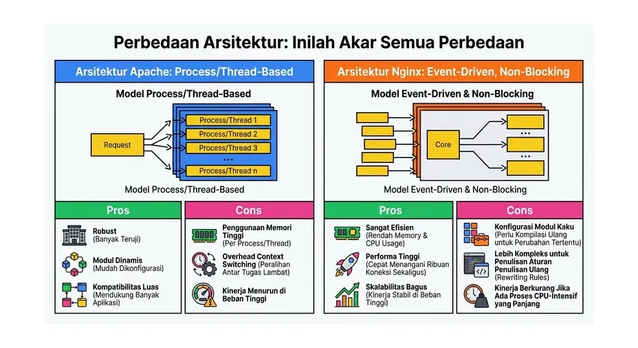 nginx vs apache