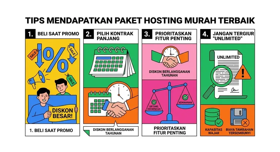 Tips mendapatkan paket hosting murah terbaik