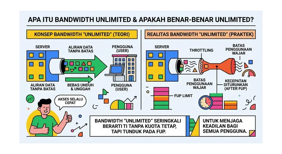 pengertian bandwidth hosting