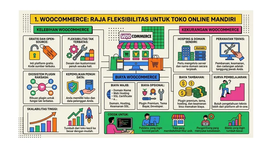 perbandingan platform toko online