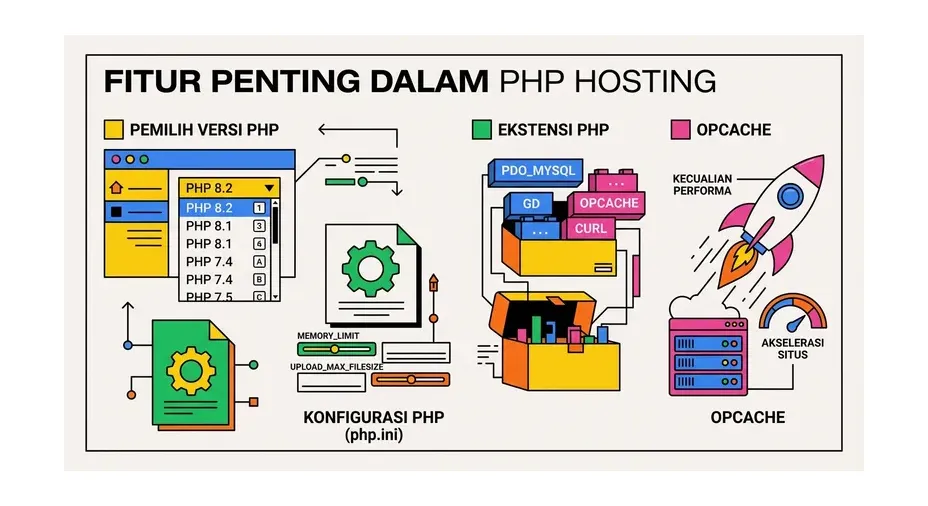Fitur PHP hosting