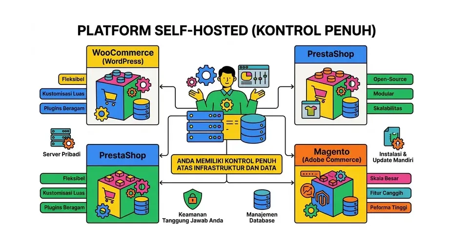 perbandingan platform toko online
