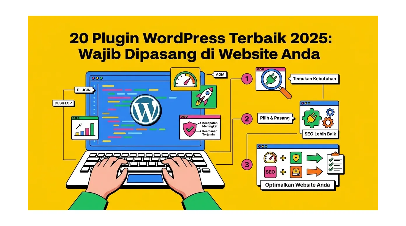20 Plugin WordPress Terbaik 2026: Wajib Dipasang di Website Anda
