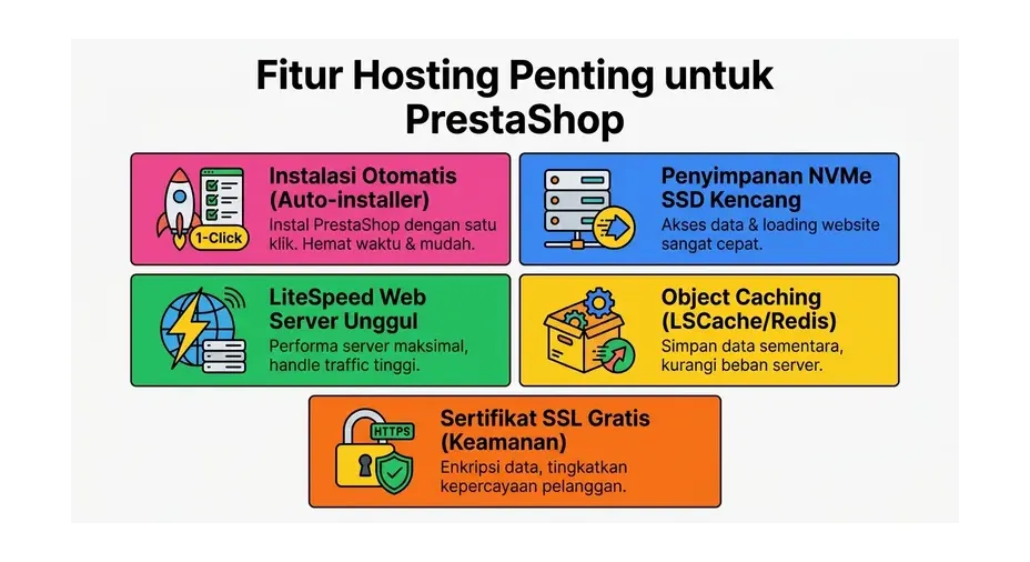 Tips optimasi PrestaShop di hosting